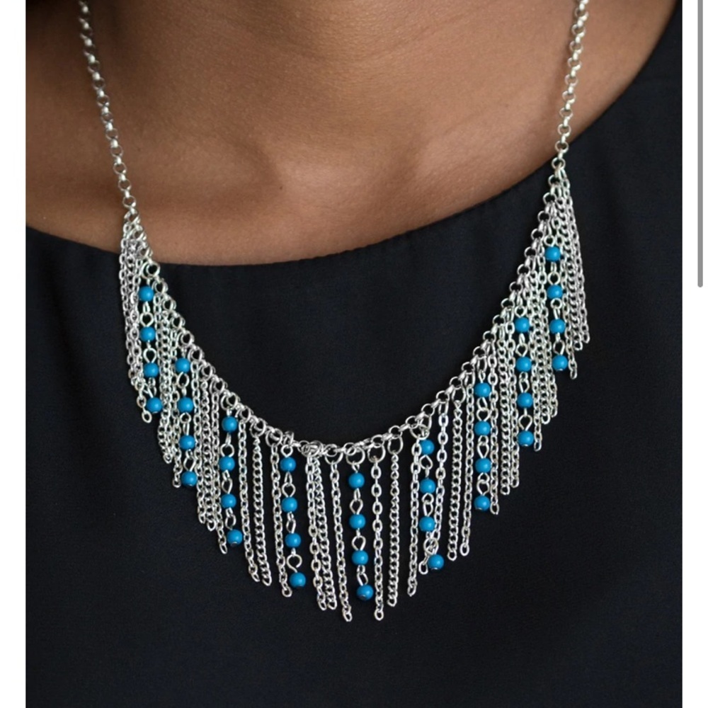 Harlem Hideaway Tassel Necklace & Earrings NWT